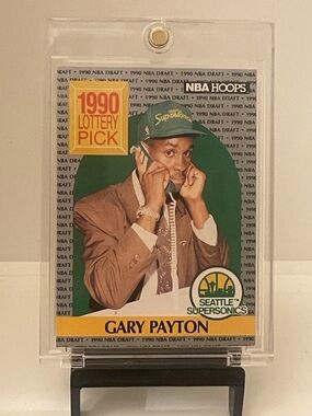 Gary Payton 1990-91 NBA HOOPS-1990 Lottery Pick Rookie Card